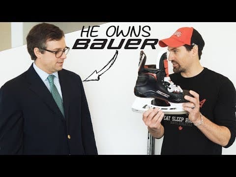 Why are BAUER skates $1000? I interview the new OWNER ...