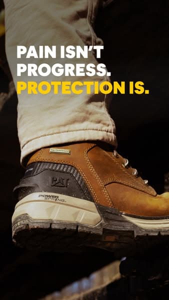 Cat Footwear ad creative