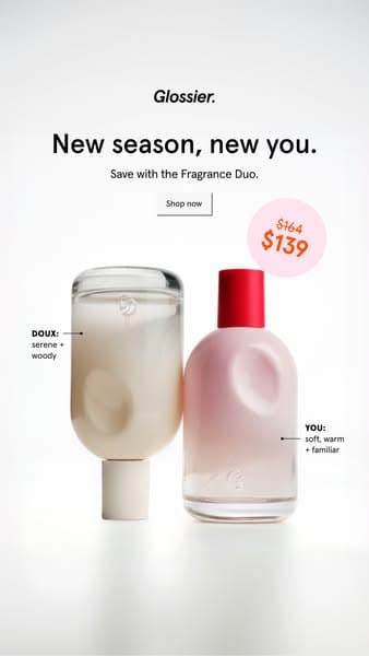 Glossier ad creative