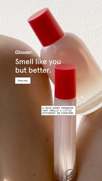 Glossier ad creative
