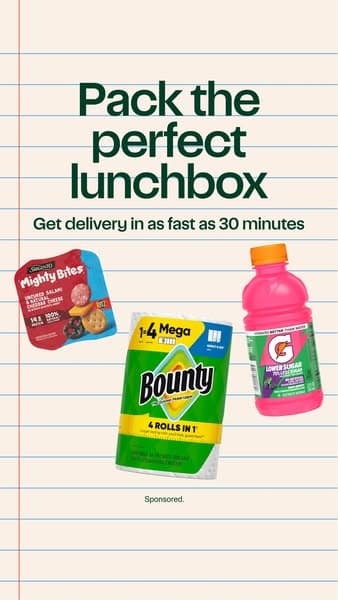 Instacart ad creative