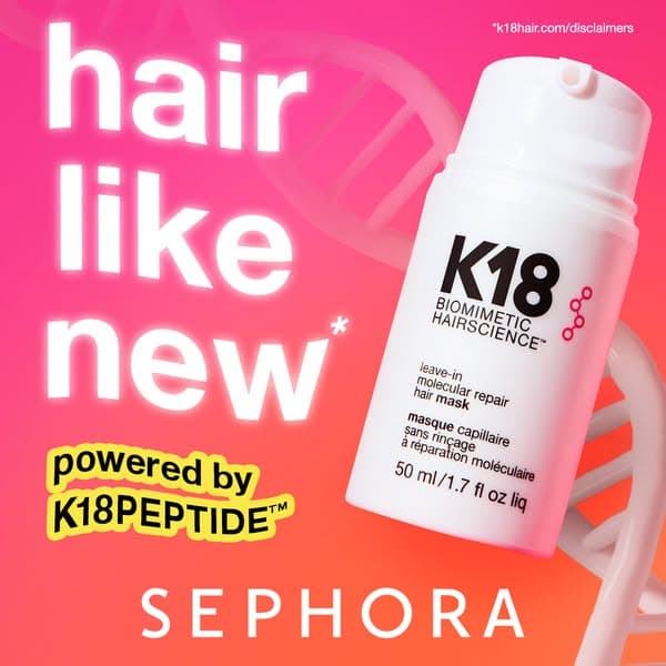 K18 Hair ad creative