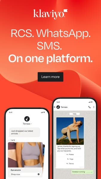 Klaviyo ad creative