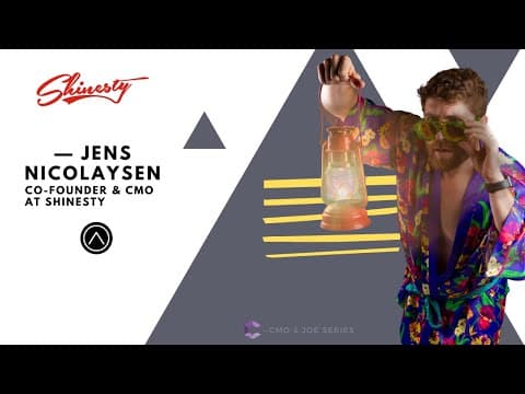 Jens Nicolaysen, Co-Founder & CMO at Shinesty, a $50M ...
