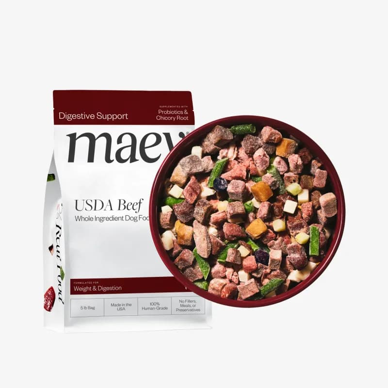 Beef Weight & Digestion 20lb | Maev Whole Ingredient Dog Food